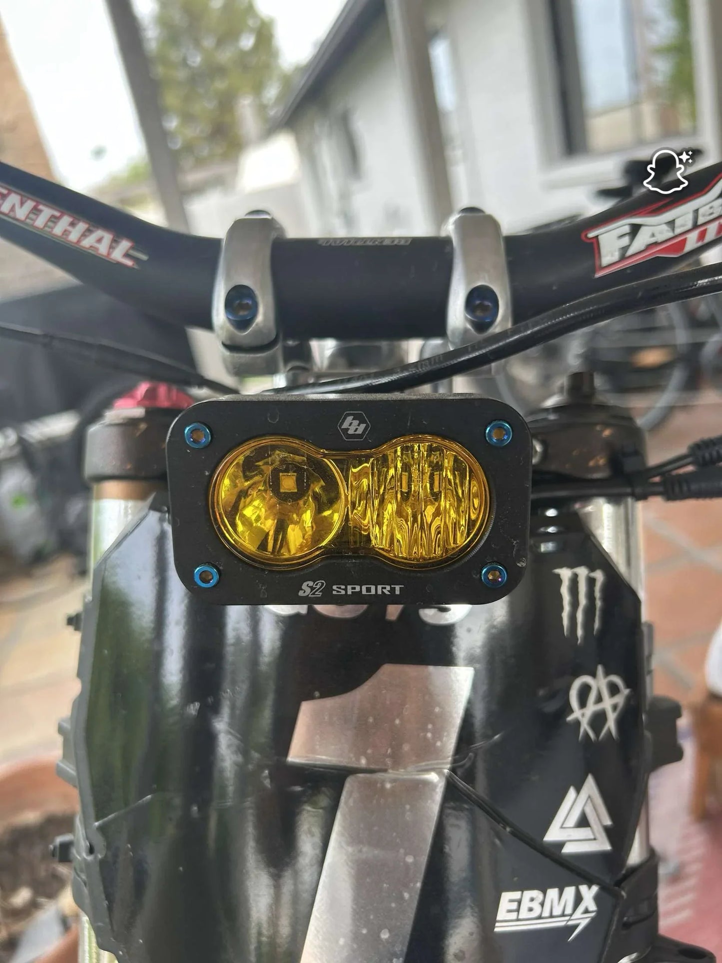 Titanium Burnt Blue Baja Bolts